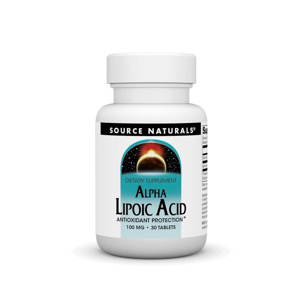 알파 Lipoic 산 100mg 근원 Naturals, Inc. 30의 탭
