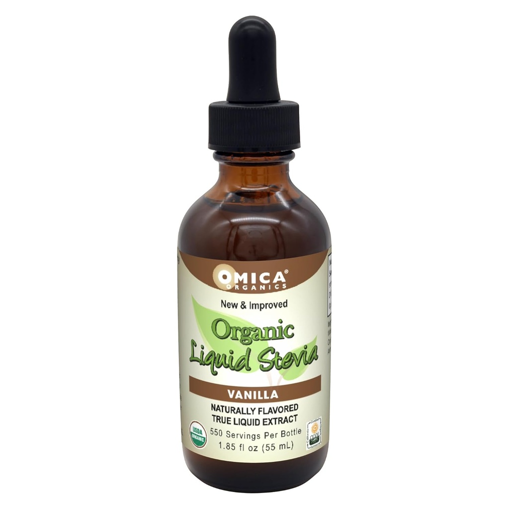 Omica 유기 액체 스테비아 - 바닐라 (1.85 fl oz)