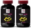 은행나무 biloba 산화 방지제 추출물 - 은행나무 BILOBA 추출물 - 초본 추출물 산화 방지제, 은행나무 biloba 산화 방지제 이점, 자연적인 식물 지원, 은행나무 biloba 산화 방지제 2 병 120 캡슐