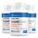 SciatiEase Sciatic Nerve 건강 지원 보충교재 - AlphaPalm, Pea, 비타민 B Complex, 알파 Lipoic 산 300mg를 가진 Nerve 지원 공식 - 3개의 병
