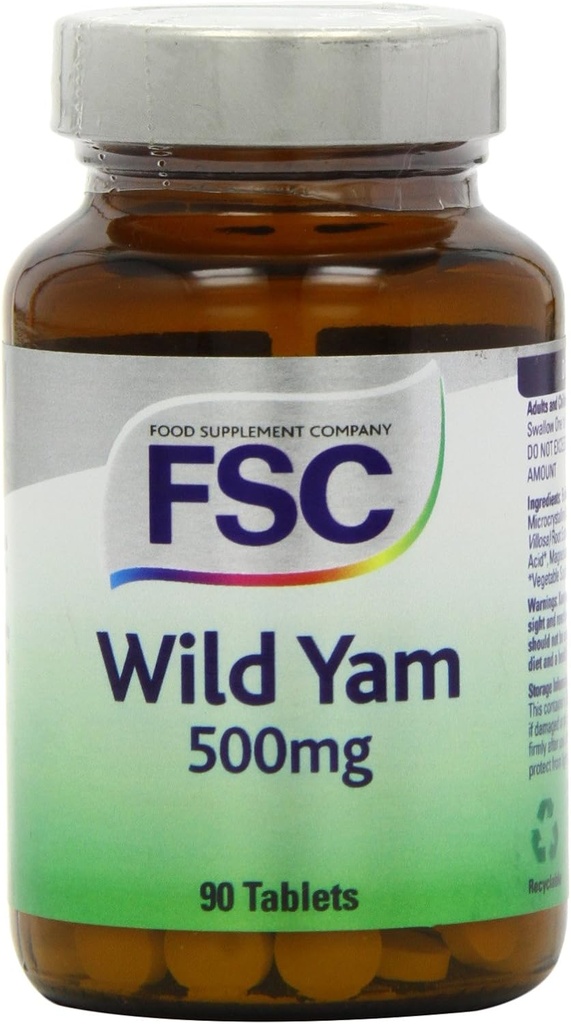 FSC 500mg 야생 Yam - 90 정제 팩