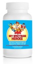 My Spectrum Heroes Children's Multivitamin 보충 - Acetyl-l-carnitine, Choline, Coenzyme Q10, Inositol, MSM, MTHF, NAC for Daily Nutritional Help and Cognitive Health (150 캡슐)