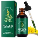 Mullein Drops, Mullein Leaf Extract for Lungs, Mulleins Leaf Drops for Lung Cleanse and Phlegm, 빠른 흡수 강력한 Mulleins Extract for Stronger Lungs (1)