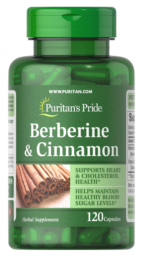 Puritan의 Pride Berberine 및 Cinnamon
