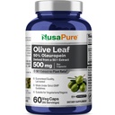 NusaPure 올리브 리프 50 : 1 추출물, 25,000mg에 500mg - 50 % Olineurope Vegan / 채식 - 슈퍼 강도 없음 오일 60 캡슐