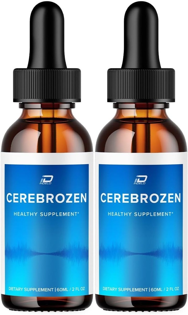 Cerebrozen Tinnitus Ear Drops - Cerebrozen 24, Cerebrozen Liquid Drops, Cerebrozen 리뷰, 귀 구호를위한 Cerebrozen Drops (2 팩 - 120 ML)