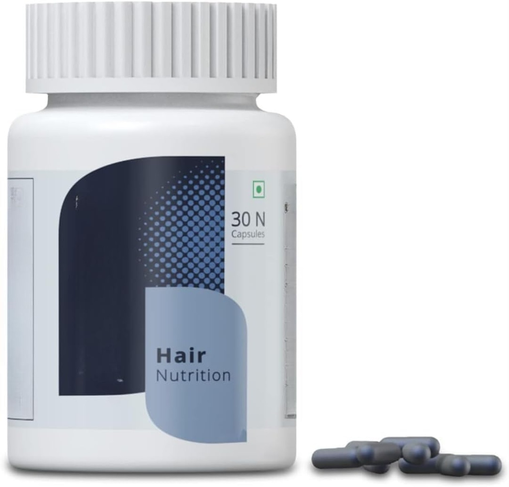 Biotin, 비타민, 미네랄, 아미노산 및 모발 성장, 영양, 강도 및 감소를위한 DHT 차단제와 헤어 영양 보충 남성 & 여성을위한 가을 - 30 Veg 캡슐 (1 개월)