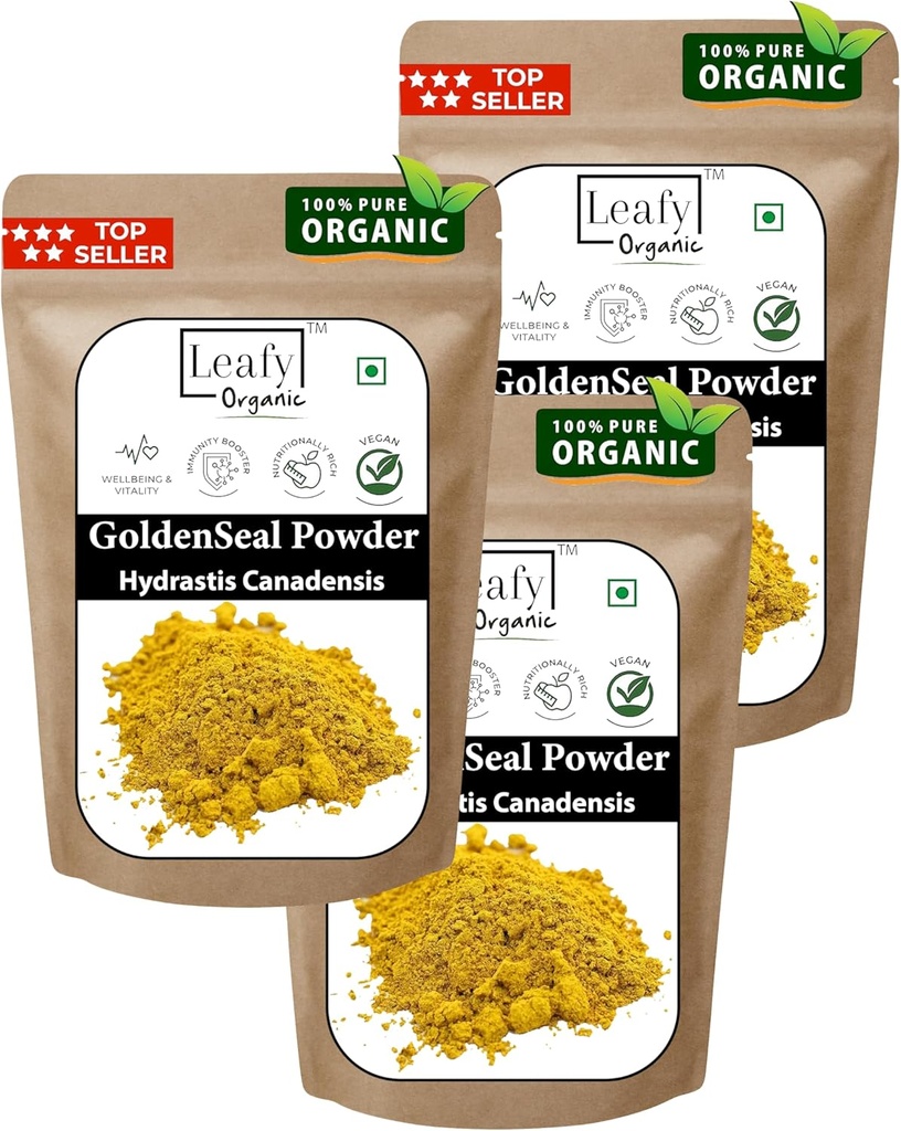 Goldenseal 뿌리 분말 - 10.5 oz (300Gram) 순수한 자연적인 황금 뿌리 분말 보충교재