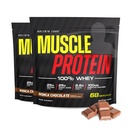 COLOSSAL LABS 근육 Whey Protein flavored Protein Powder, 25,000mg Amino Acid/Serving, 냉간 필터링 (포장 월병) (10 파운드 (포장 2), 초콜릿)