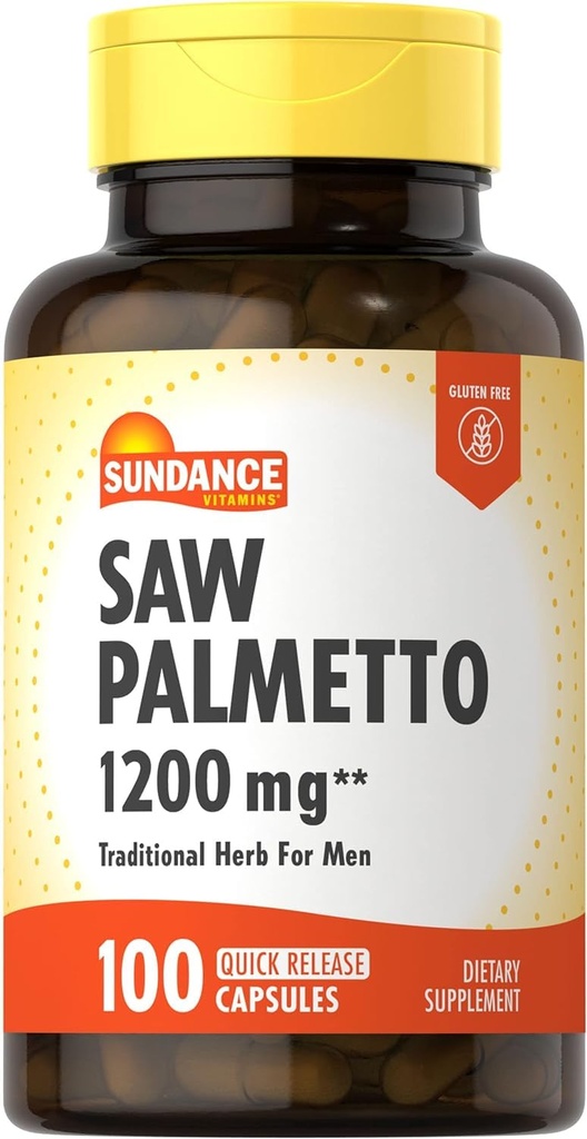 Sundance 비타민은 Palmetto 1200 mg - 100 캡슐, 2 팩을 보았습니다