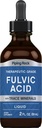 Piping Rock Liquid Fulvic Acid Drops | 2 fl oz | Trace Minerals | 이오니아 보충 | 채식주의, 비 GMO 및 글루텐 무료