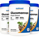 Nutricost Glucomannan 분말 500G (3 병)