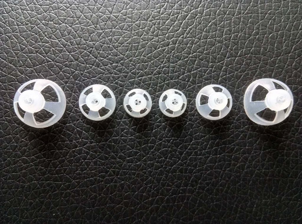 보청기 귀 조각 열기 돔 세트 6mm/9mm/12mm (3개 쌍) 안락한 PSAP (개인적인 건강한 증폭기 제품) 귀 끝 보이지 않는, RIC를 제외하고 열기 공기 (오픈 적합)를 위해 완전히 하십시오