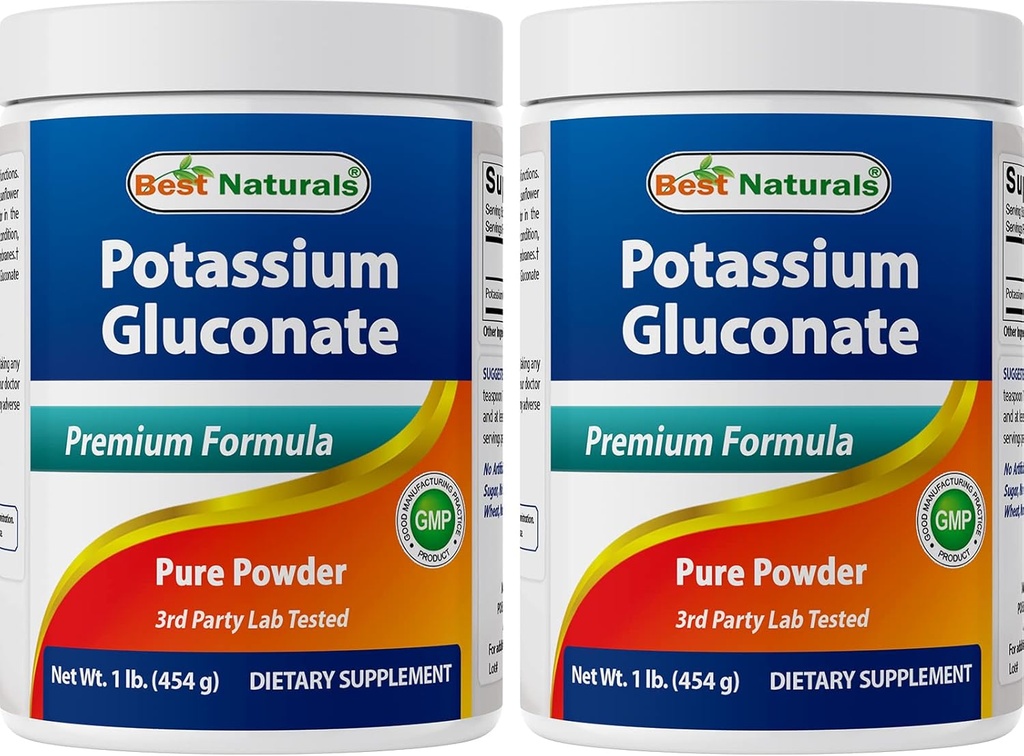 제일 자연적인 칼륨 Gluconate 1lb 분말 (1 LB (포장 2))