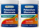 제일 자연적인 칼륨 Gluconate 1lb 분말 (1 LB (포장 2))