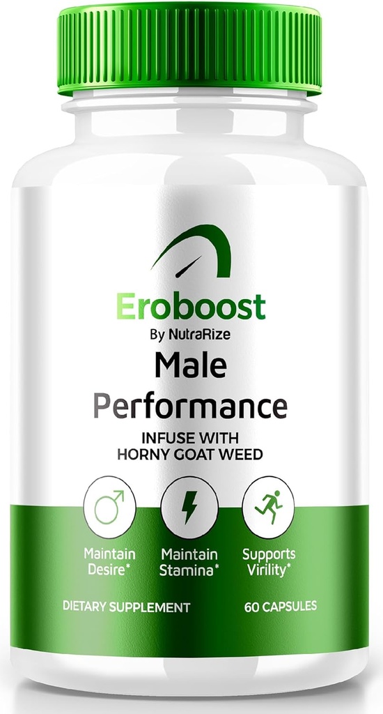 남자를위한 Eroboost 보충, Eroboost 남성 보충, 피크 성능 및 전반적인 웰빙, 공식 Ero Boost 공식 리뷰 (60 캡슐)