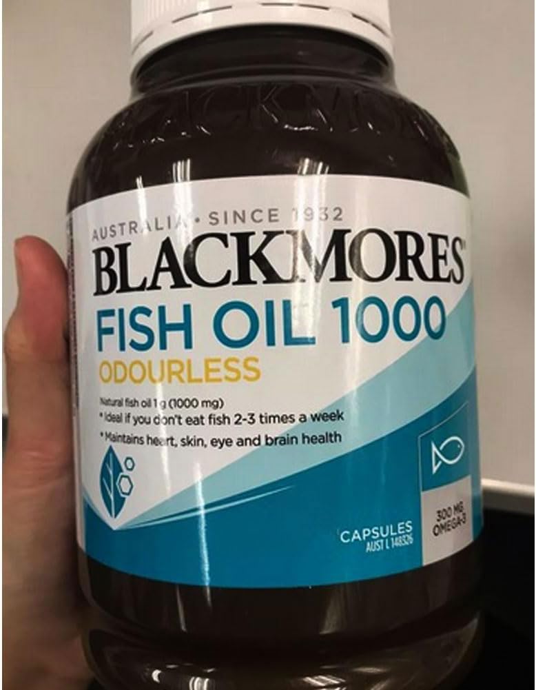 Blackmores Odourless 물고기 기름 1000 60의 캡슐. (Honest Succeed)