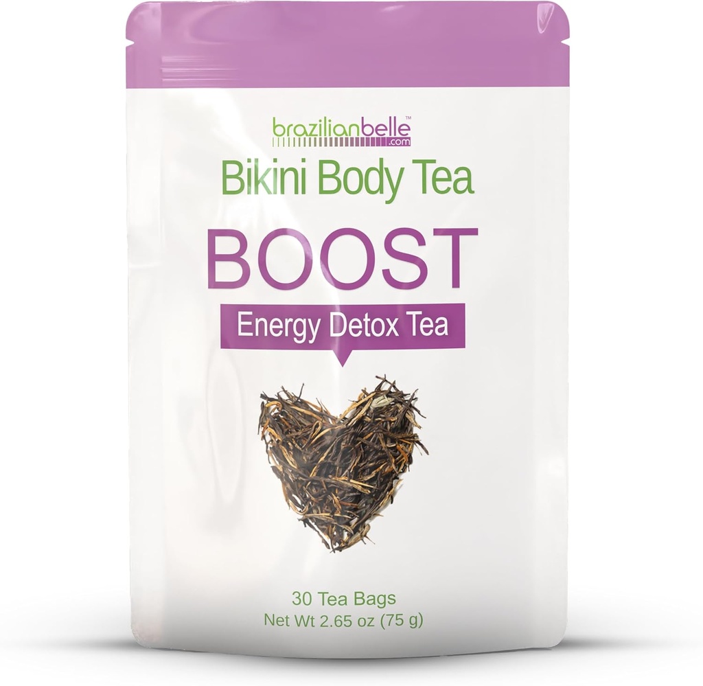 Detox Tea - Laxative-Free Colon Cleanse Tea를 체중을 줄이는 비키니 바디 - Belly Bloating Relief 용 Gentle Cleansing Detox Tea. 모든 자연적인 초본 차 혼합 (30 ct)