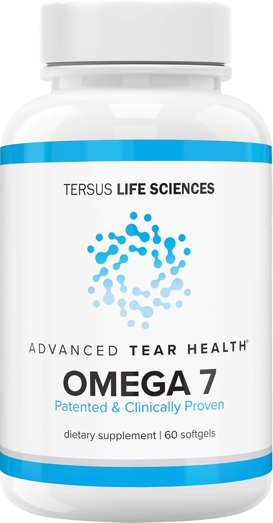 Cardia 7 : 눈물 건강 - 60 카운트 - 고급 건조 눈 - Omega7 자연 - 건조한 눈, 눈물 품질 및 Soothes Irritation과 함께 도움