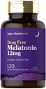 Tahoe Nutritionals Melatonin 12 mg | 120 빠른 릴리스 캡슐 | 약물 무료 보충 | 비 GMO, 글루텐 무료