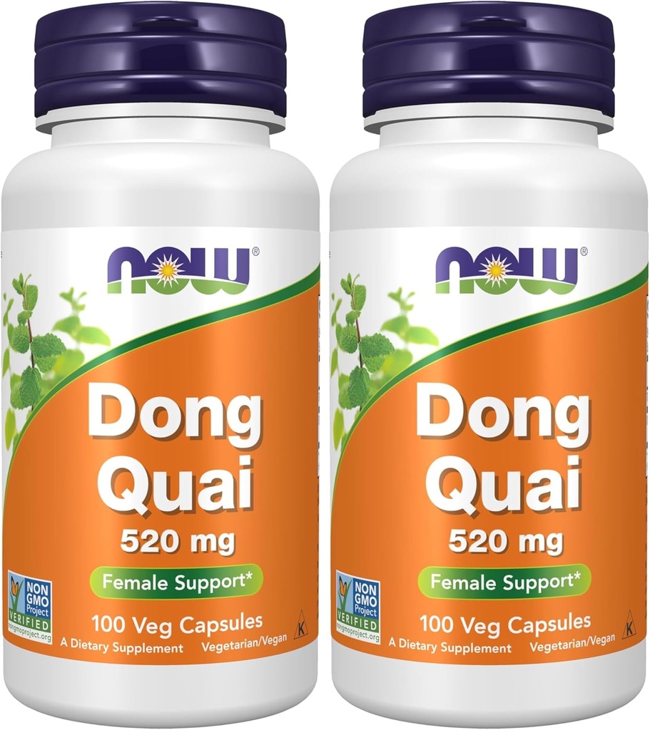 지금 보충 교재, Dong Quai (Angelica sinensis) 520 mg, 여성 지원 *, 100 Veg 캡슐 (2의 포장)