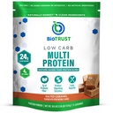 BioTrust Low Carb Protein Powder - 건강한 Isolated Whey Protein Powder 및 Casein Blend from Grass-Fed, Pasture-Raised Cattle, Plus Digestive Enzymes - 소금 카라멜, 14 서빙
