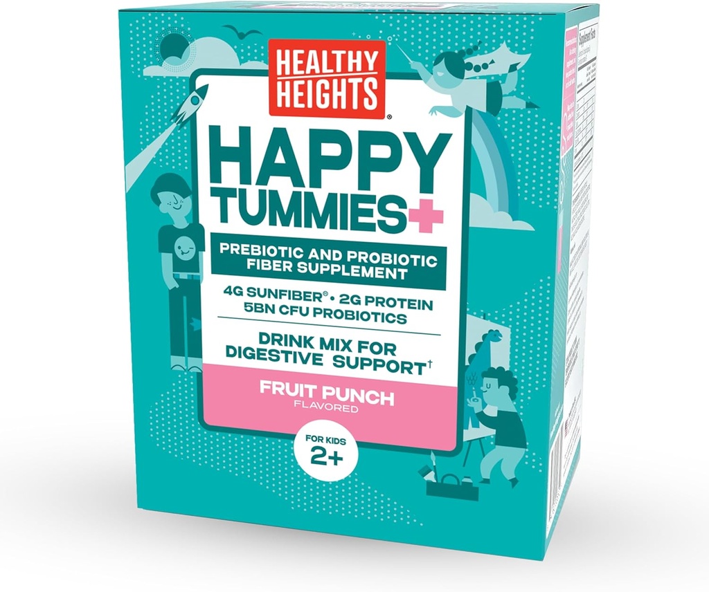 건강한 고도 행복한 Tummies Prebiotic와 아이를 위한 Probiotic 섬유 보충교재 2+