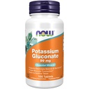 지금 음식 보충교재, 칼륨 Gluconate 99mg의 삼기 위하여 Easier, 정유 *의 100개의 정제