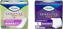 TENA Incontinence Pads, Bladder Control & Postpartum for Women, 최대 흡수성, 여성용 Long & Incontinence 내복, Overnight Absorbency, Intimates - 대형 - 56 개