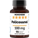 MONOHERB Policosanol 캡슐 당 100 mg - 90의 Veg 캡슐