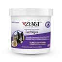 Zymox Advanced Enzymatic Ear Wipes for Dogs and Cats - Dirty, Waxy, Smelly Ear - Premium Strength Ear Cleaner Wipes - Non-Irritating - Hypoallergenic - 100캐럿