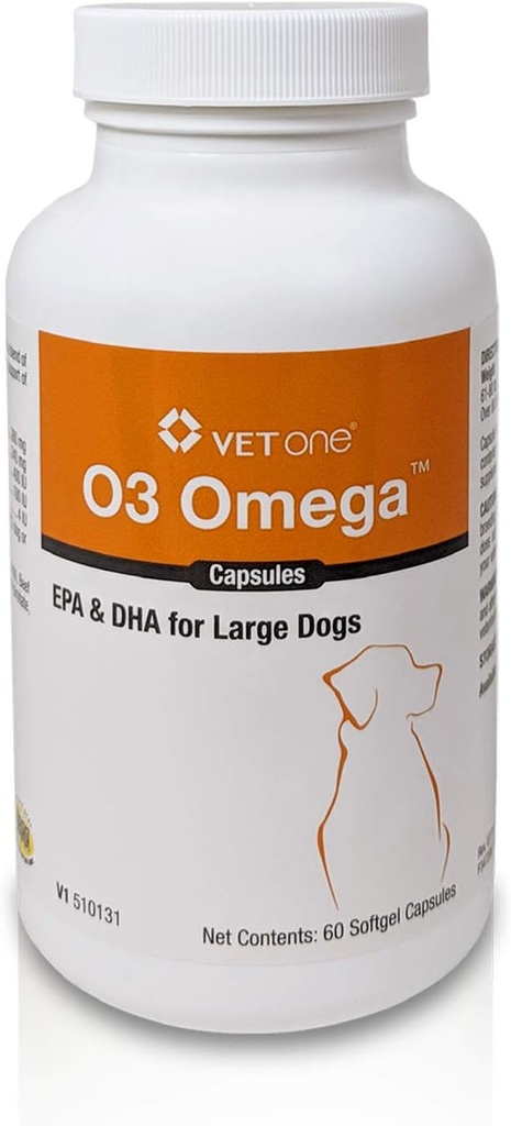VetOne 03 오메가 소프트 젤 60 큰 개를위한 셀 캡