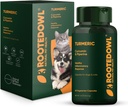 Rooted Owl Turmeric - 개와 고양이를위한 심황 보충 - Curcumin, Piperine 및 비타민 C 항 염증 완화 - 60/ct