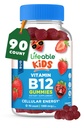 Lifeable Sugar Free Kids Vitamin B12 Gummies | 1000 mcg | 키즈용 B12 비타민 | 에너지, 계류 및 대사 지원 | B 12 비타민 Gummies for Boys and Girls | 90 Gummies