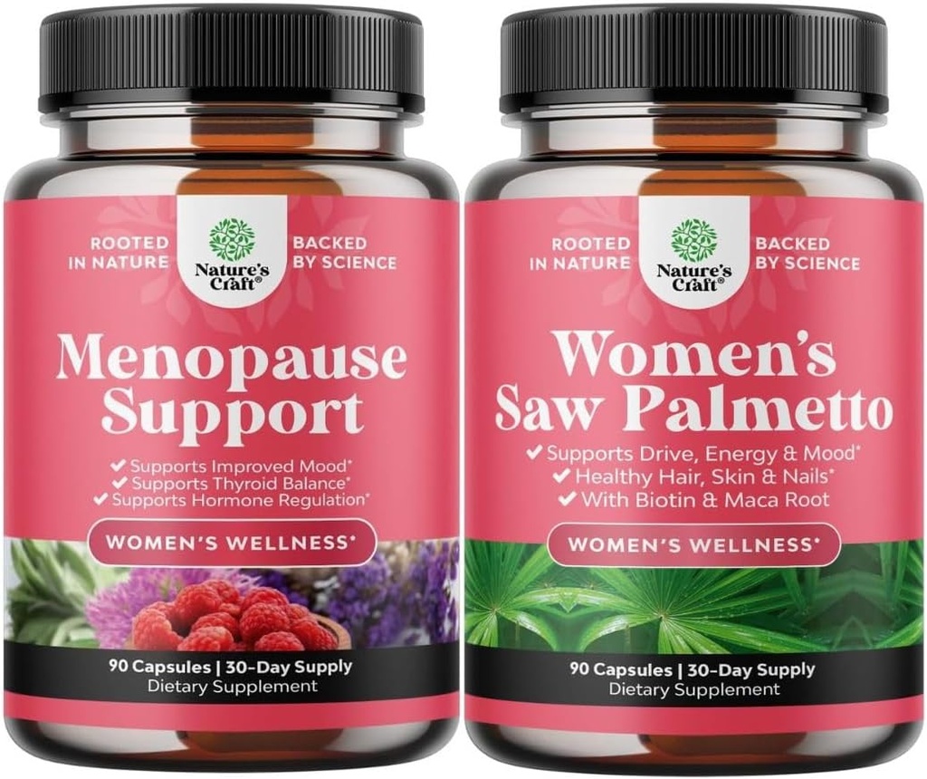 Dong Quai Vitex Chaste Berry & Black Cohosh & Extra Strength를 가진 뜨거운 섬광을 위한 폐경 보충교재의 뭉치는 여자 500mg를 위한 Palmetto를 보았습니다 - Maca 뿌리 & Biotin를 가진 DHT 차단제 탈모 보충교재