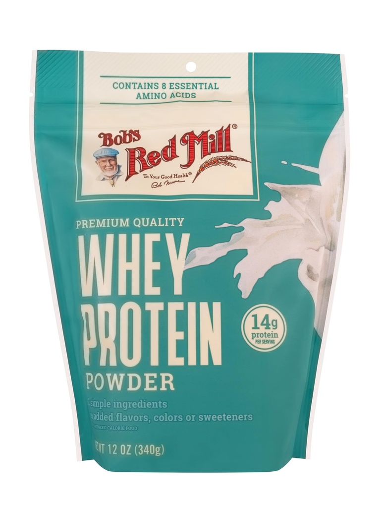밥의 빨간 선반 모든 자연적인 Whey 단백질 분말, 12 Ounce