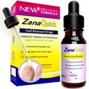 ZanaQuick Extra Strength Toenail & Fingernail Repair Drops - 두꺼운, 손상 및 변색 된 손톱에 대한 네일 케어 갱신 - 1 Pack, 0.50 fl oz