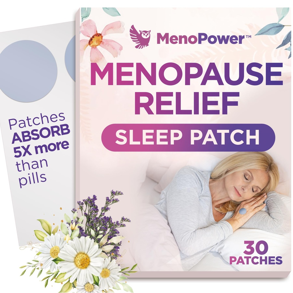 여자를위한 편안한 수면 패치 - 더 나은 수면 보조를위한 정신 완화 - Relaxation & Extra Strength에 대한 수면 보충 - 핫 플래시, 품질 수면 및 피로 감소 - 30 패치