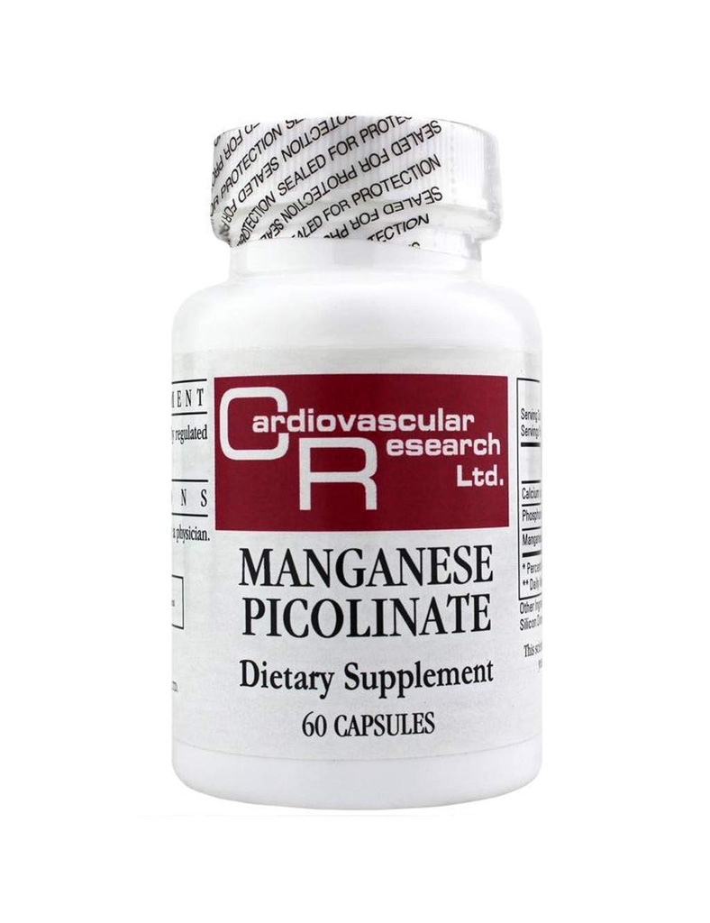 심혈관 연구 망간 Picolinate, 백색, 60 조사