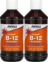 NOW 식품 비타민 B-12 액체, 8oz (팩 2)