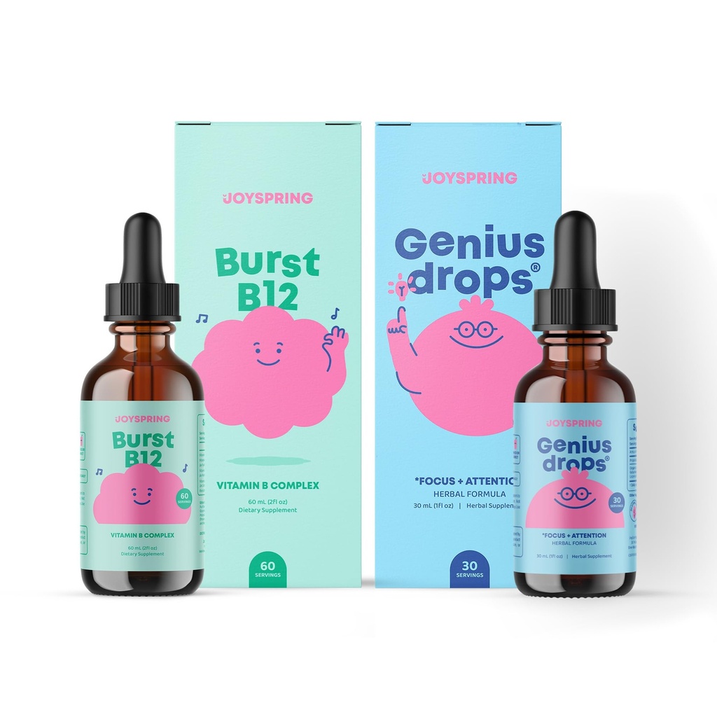 JoySpring Liquid B Complex 및 Genius Focus Drops for Kids – 어린이를위한 쇼핑