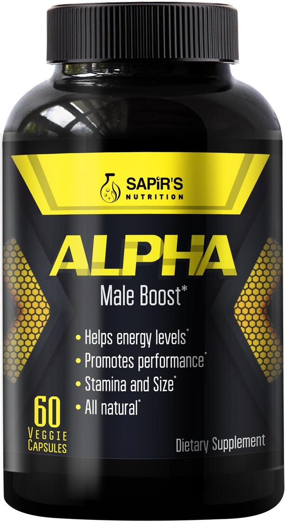 남자를위한 알파 확대 알약 - 60 일 남성 강화 보충에서 2 증가 - Horny Goat Weed Muscle Builder - 남성을위한 테스토스테론 부스터 - 에너지, 힘, 체력, 내구시간, 성능