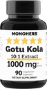 MONOHERB Gotu Kola 추출물 1000 mg - 90 채식 캡슐