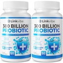 Probiotic 300 억 CFU - Digestive & Gut, Immune, Bloating Health - 여성과 남성을위한 Probiotics - 매일 Dairy 무료, 선반 안정 - 120 개