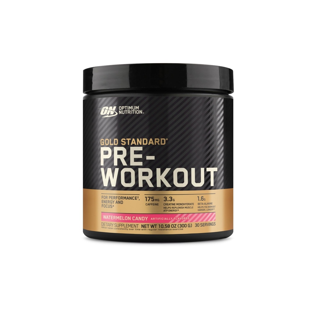 최적의 영양 골드 표준 사전 운동, 비타민 D 면역 지원, Creatine, Beta-Alanine 및 에너지, Keto Friendly, Watermelon Candy, 30 서빙 (패키지 May Vary)