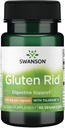 Tolerase G 100 밀리그램 90 Veg 캡슐 효소와 스완슨 글루텐 Rid