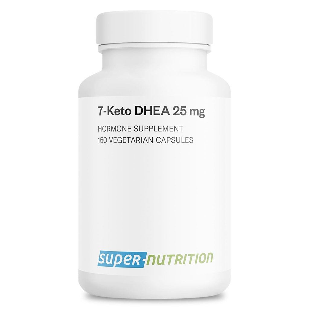 Supersmart - 7-Keto DHEA 보충교재 25 mg - 자연적인 DHEA 대사 | 비 GMO & 글루텐 자유로운 - 150 채식 캡슐
