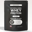 Hydrolyzed Whey Protein Powder - Unflavored Whey Protein Concentrate Hydroslate, Plain Protein Powder - 글루텐 무료, 서빙 당 24g Protein, 1 lb (1 팩)