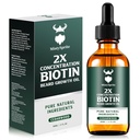 Beard 성장 기름 - 2X 농도 Biotin 남성 (2 oz)에 대 한 곰 오일 - Argan 오일, Jojoba 오일 및 비타민, 곰 성장 연 화제, Moisturizer (Cedarwood)와 자연 남성 곰 오일